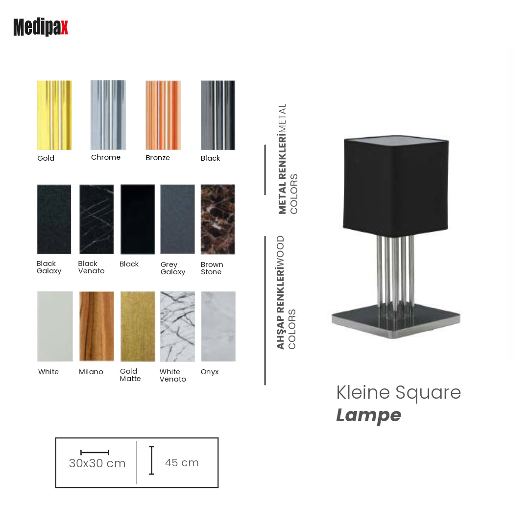 Kleine Square Lampe