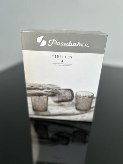 Pasabahce Designer Glas Black 4 Teilig